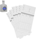 HN4000 Time Cards for Employee Time Clocks, Compatible with HN4000, HN2000, HN2500, HN4500, Card Numbers 1-50, Pre-Punched Holes, of 50 Cards, Separate Packaging (300)