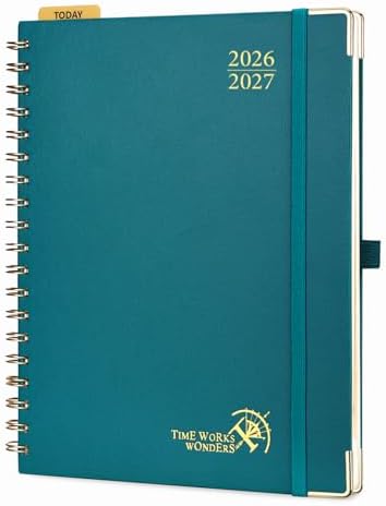 POPRUN 2026-2027 Weekly Planner 10" x 8"Weekly and Monthly Planner Calendar