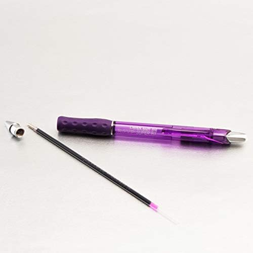 Pentel RSVP Super RT Ballpoint Pen, (0.7mm) Fine Line, Violet Ink (BX477-V)