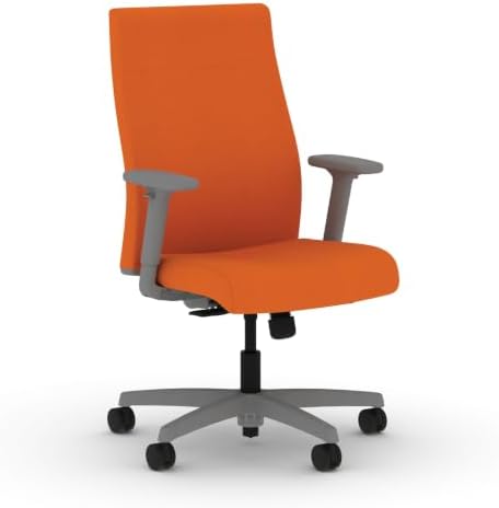 HON Ignition 2.0 Ergonomic Office Chair, Lumbar Support, Apricot