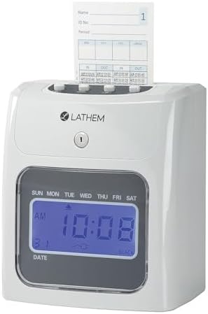 Lathem Top-Feed Electronic Time Clock Bundle (400EKIT)