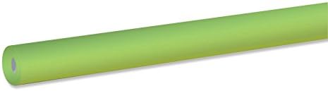 Pacon PAC57898 Fadeless Paper Roll, 48" Width, 12' Length, Lime (Pack of 4)