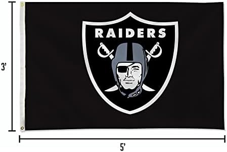 NFL Rico Industries Standard 3' x 5' Banner Flag Single Sided - Indoor or Outdoor - Home Décor