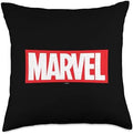 Marvel Classic Red Brick Logo Throw Pillow
