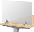 Portable Free Standing Desk Privacy Panel - Frosted Acrylic Divider for Home & Office - Ideal Student Test Shield & Workspace Privacy Solution