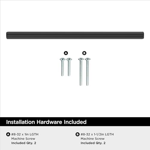 Amerock 6-5/16" Bar Pulls Black Bronze Drawer Pull