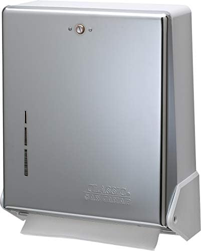 San Jamar T1905XC True Fold Metal Front Cabinet Towel Dispenser Chrome 11-5/8w x 5d x 14-1/2h