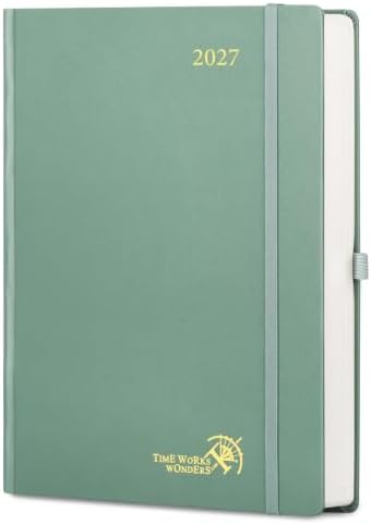 POPRUN 2027 Daily Planner One Page Per Day, Large 8.5" x 12", Day Planner