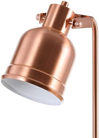 JONATHAN Y Edgar 18" Metal Industrial Task Table Desk Light, Copper
