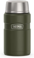 THERMOS Stainless King Vacuum-Insulated Food Jar, 24 Ounce, Matte Army Green