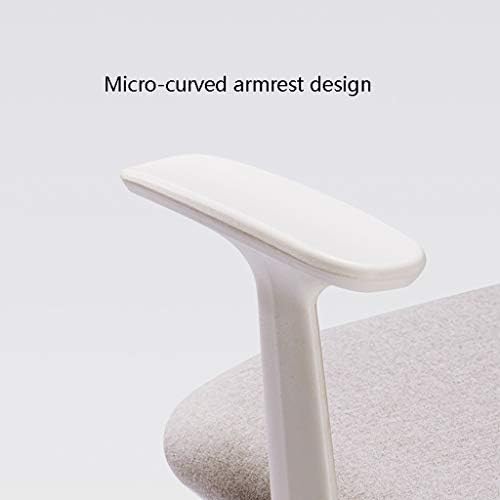 Chair Modern Minimalist Computer Chair Home Simple Ergonomic Office Chair Swivel Chair Student Learning Desk Chair Chairs (Colour: Black) (White)