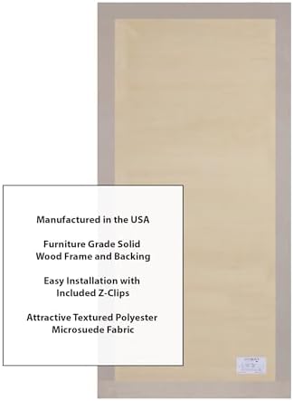 ATS Acoustics Microsuede Acoustic Panel 24" x 48" x 2" Square Edge (Shell)