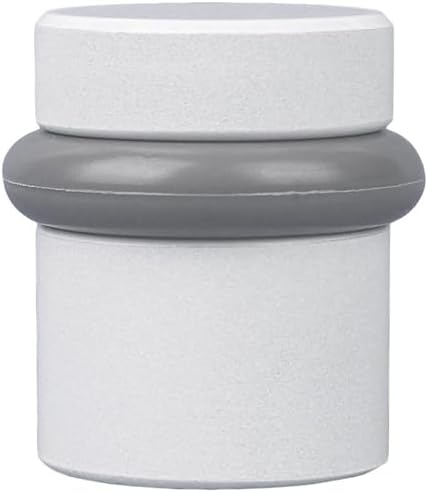 Design House Cylindrical Doorstop, White
