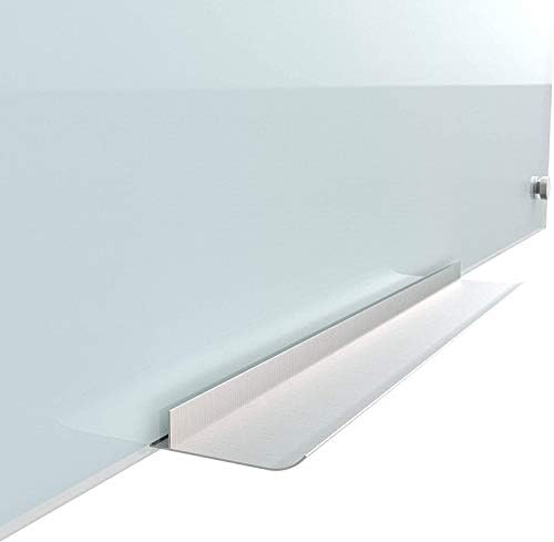 U Brands Glass Dry Erase Whiteboard, 36" x 48", Non-Magnetic, White