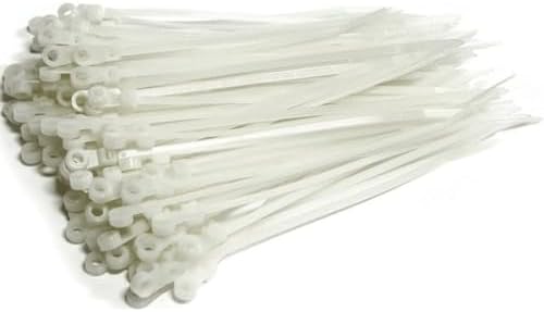 StarTech 6in Screw Mount Cable Ties, 100 Pack, TAA (TCV155)