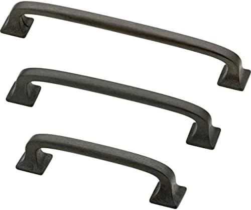 Franklin Brass (10-Pack) – Soft Iron Cabinet Handles, 3 Inch Hole Center, Pulls for Drawers, Kitchen Cabinet Door, Dressers | Lombard