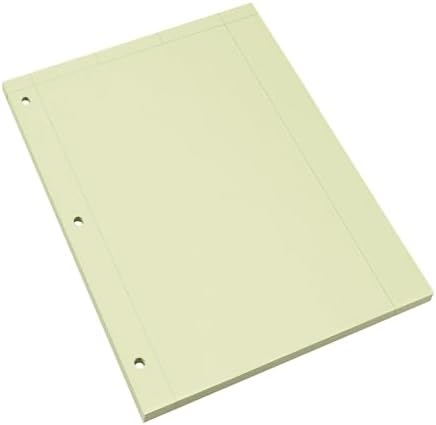 ROARING SPRING Graph Ruled Engineering Pad, Engineering Graph Paper Pad, 5x5 Grid to Edge, 8.5" x 11", 100 Sheets, 3 Hole Punched, Green Tinted Sheets, Made in USA