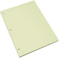 ROARING SPRING Graph Ruled Engineering Pad, Engineering Graph Paper Pad, 5x5 Grid to Edge, 8.5" x 11", 100 Sheets, 3 Hole Punched, Green Tinted Sheets, Made in USA