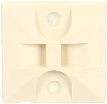 3M Cable Tie Mounting Base CTB1X1BGA-C, 2-Way Adhesive Mount