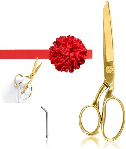Grand Opening Ribbon-Cutting Ceremony Kit, Mirror Polished Handle