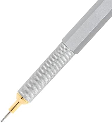 rOtring 800 Retractable Mechanical Pencil, 0.5mm, Silver Metal Barrel - For Drafting, Engineering, Architecture Professionals