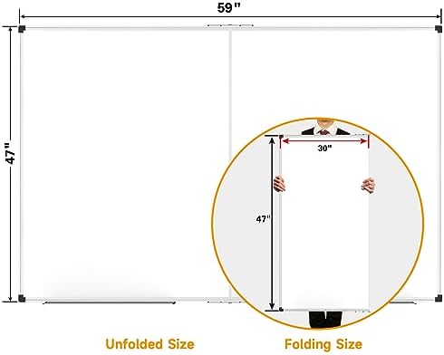 XBoard Magnetic Whiteboard 60 x 48 Inches