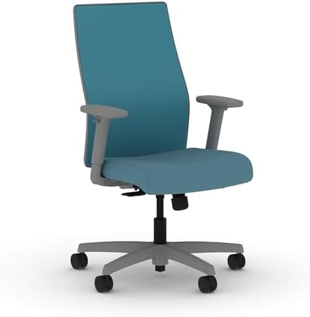 HON Ignition 2.0 Ergonomic Office Chair, Lumbar Support, Desk Chair, Sky