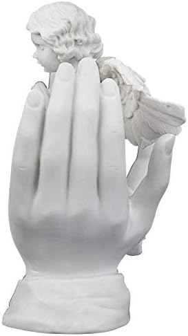 Design Toscano Prayers of an Angel Bonded Marble Statue