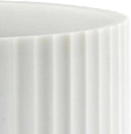 Izod - Wastebasket, Trash Can for Home, Resin Bathroom Accessories, Dorm Room Essentials, Striped Bathroom Decor (Clubhouse Collection, Aqua)