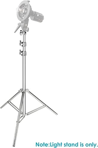 NEEWER 2PCS Light Stand Kit, 79"/200cm Stainless Steel Heavy Duty Tripod Stand with 1/4" to 3/8" Adapter for Studio Softbox, Monolight, Reflector