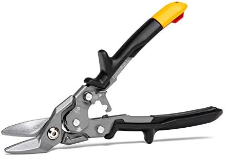 ToughBuilt - Left Cut Aviation Snips, Heavy-Duty Metal Shears, TB-H4-60-L