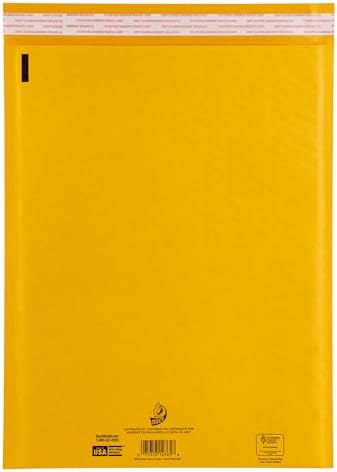 Duck Brand #5 Kraft Bubble Mailer, Manila, 10.5 inch x 15 inch, 25 Pack