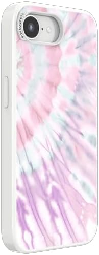 PopSockets iPhone 16/17E Phone Case with MagSafe- Coastal Dye Purple | Magnetic, Wireless Charging, Camera & Drop Protection, Purple, Aura, Rainbow, Colorful