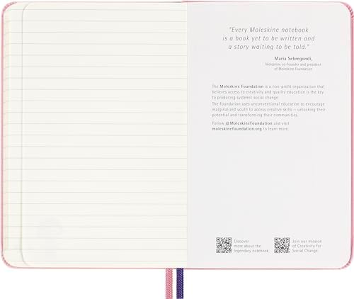 Moleskine Limited Edition Sakura Notebook with lenticular optical-effect cover by Momoko Sakura, Hard Cover, Ruled, Pocket (3.5" x 5.5"), Maruko floral, 160 pages
