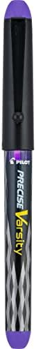 PILOT Precise Varsity Pre-Filled Fountain Pens, 1.0mm, Purple Ink, 12-Pack