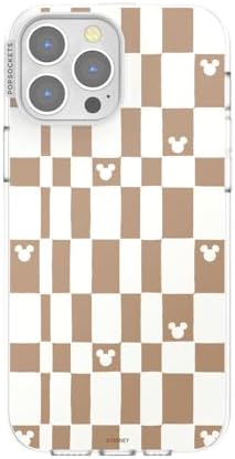 PopSockets iPhone 13 Pro Max Phone Case w/MagSafe- Mickey Latte Check