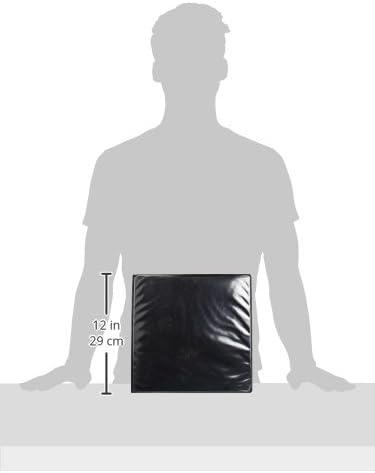 Samsill Durable 2 inch 3 Ring Binder, D Ring Binder, 100% Recycled Chipboard, Black