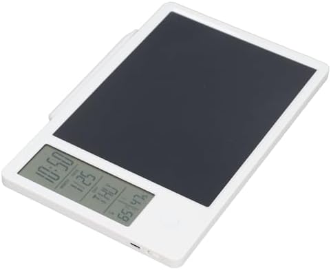 Asixxsix LCD Writing Tablet, 10 Inch Erasable Multi Functional Electronic Writing Pad with Digital Notebook Calendar Included, Pen for Office Kids Adults (White)