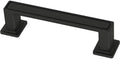 Franklin Brass 10 Pack Matte Black Cabinet Handles 3 inch (76mm) Kitchen Cabinet Handles and Drawer Pulls for Cupboards and Dressers | Recessed Square