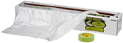 3M Overspray Protective Sheeting with 233+ Masking Tape (36 mm), 06728