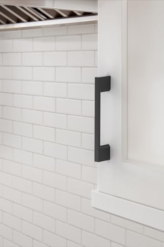 Amerock 25 Pack 3-3/4" Cityscape Matte Black Drawer Pull