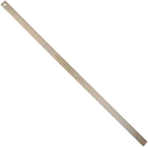 Westcott Stainless Steel Ruler, Zero-Center Scale with Non-Slip Cork Backing, Back-to-School, School Supplies, Classroom Supplies, 36-Inch