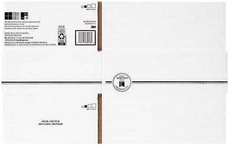 Scotch Mailing Box 8004-SHIP-XSM, 12 packs per case