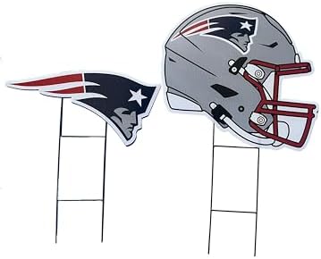 NFL Logo & Helmet 2 Pack Yard Sign Set