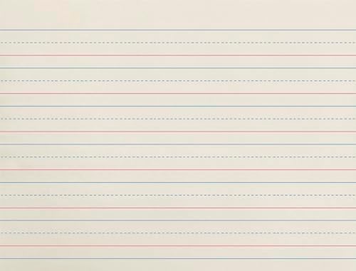 School Smart Zaner-Bloser Writing Paper, Handwriting Practice Lined Paper, Grade 2 Learning, 3/4 Inch Rule, 10-1/2 x 8 Inches, 500 Sheets