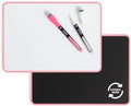 U Brands Mini Dry Erase Board for School, 1 Count Double Sided - Pink