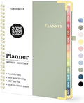 Forvencer Academic Planner 2026-2027, Green 6.3"x8.4" (Jul 2026 - Jun 2027)
