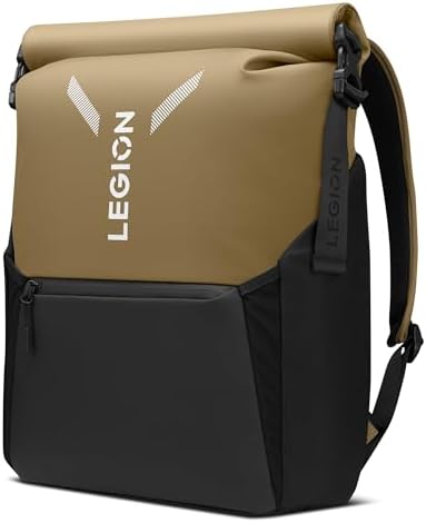 Lenovo Legion Gaming Laptop Backpack GB500, Expandable Capacity up to 25L, Fits 16-inch Laptops, Water Resistant