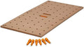 Bora Centipede Workbench Table Top For Bora Centipede Work Stand Saw Horses - 24" x 48" - Includes Wood Top with 3/4" Dog Holes + 6 Quick-Twist Lock Handles for Portable, Temporary Work Bench, CK22T