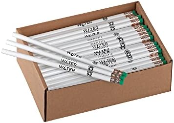 Pencil Guy Personalized Imprinted Pencils, White, 1000 per box